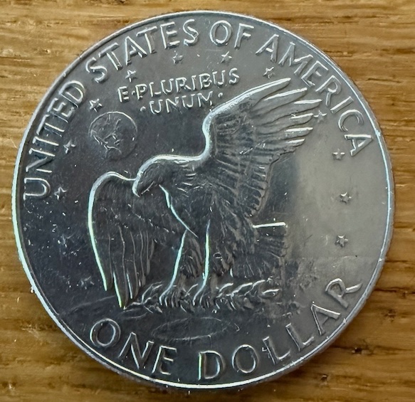 1977 Eisenhower Dollar - view 2