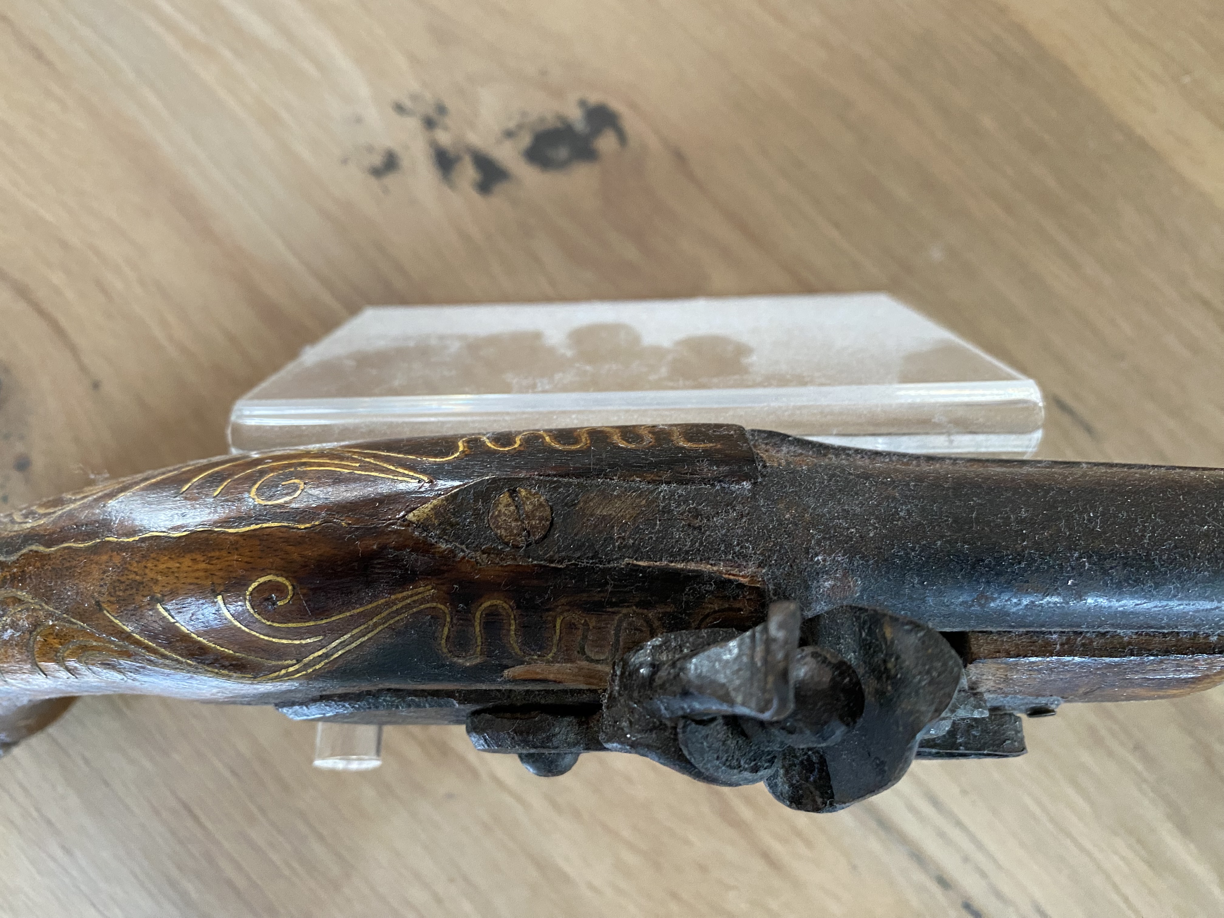 Antique Flintlock Pistol - view 3