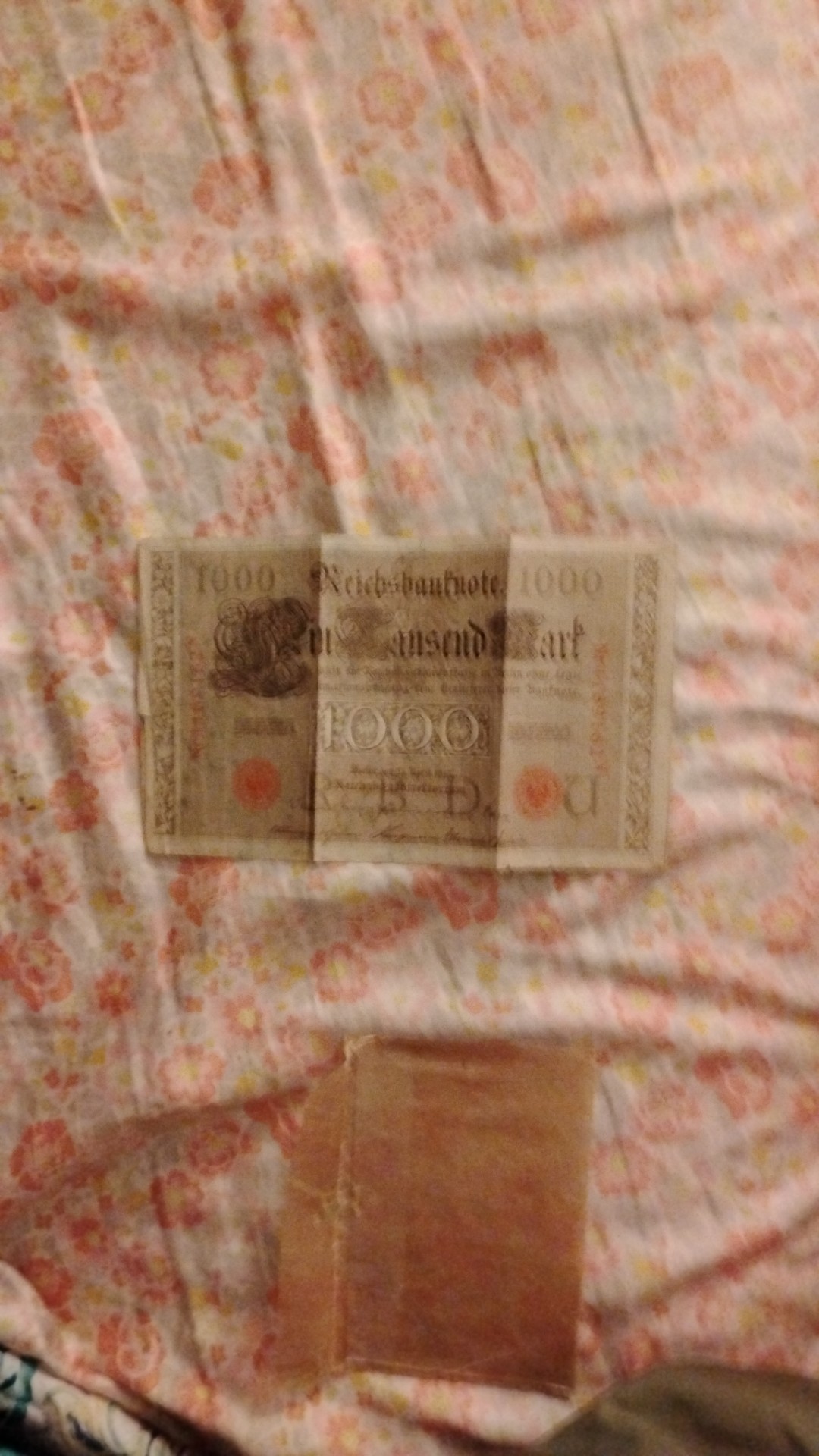 1910 Imperial German 1000 Mark Reichsbanknote - view 1