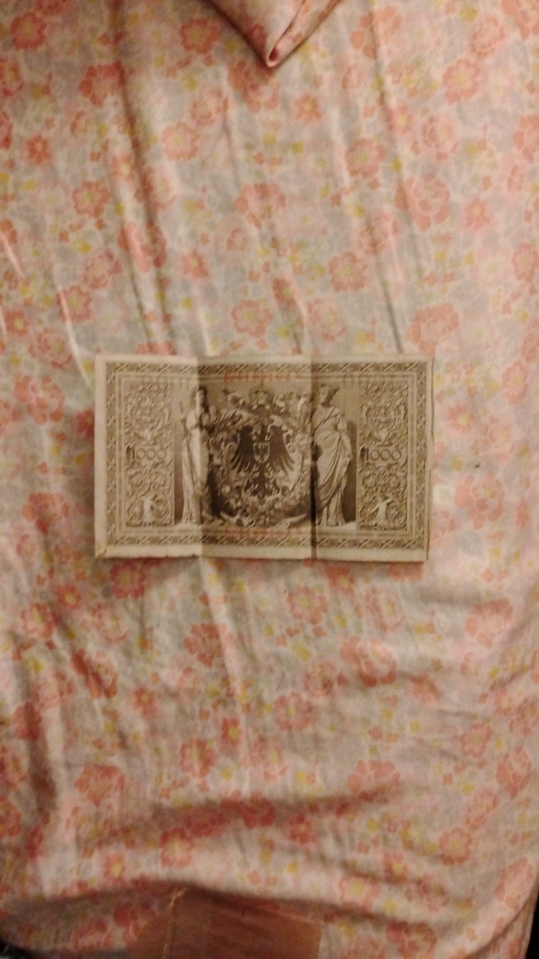 1910 Imperial German 1000 Mark Reichsbanknote - view 2