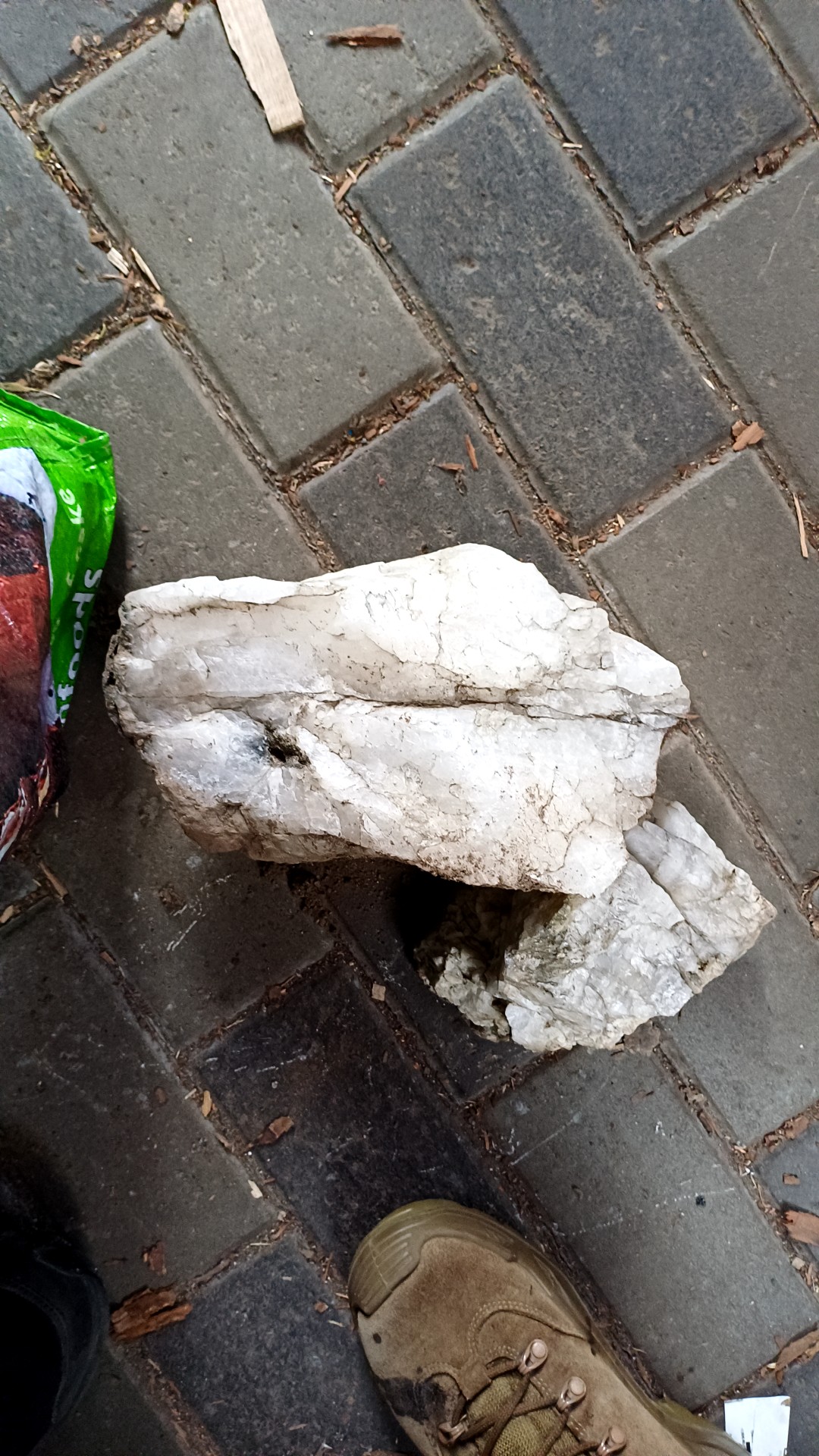 Rough-Hewn Quartz Specimen (Milky Variety) - natural collectible