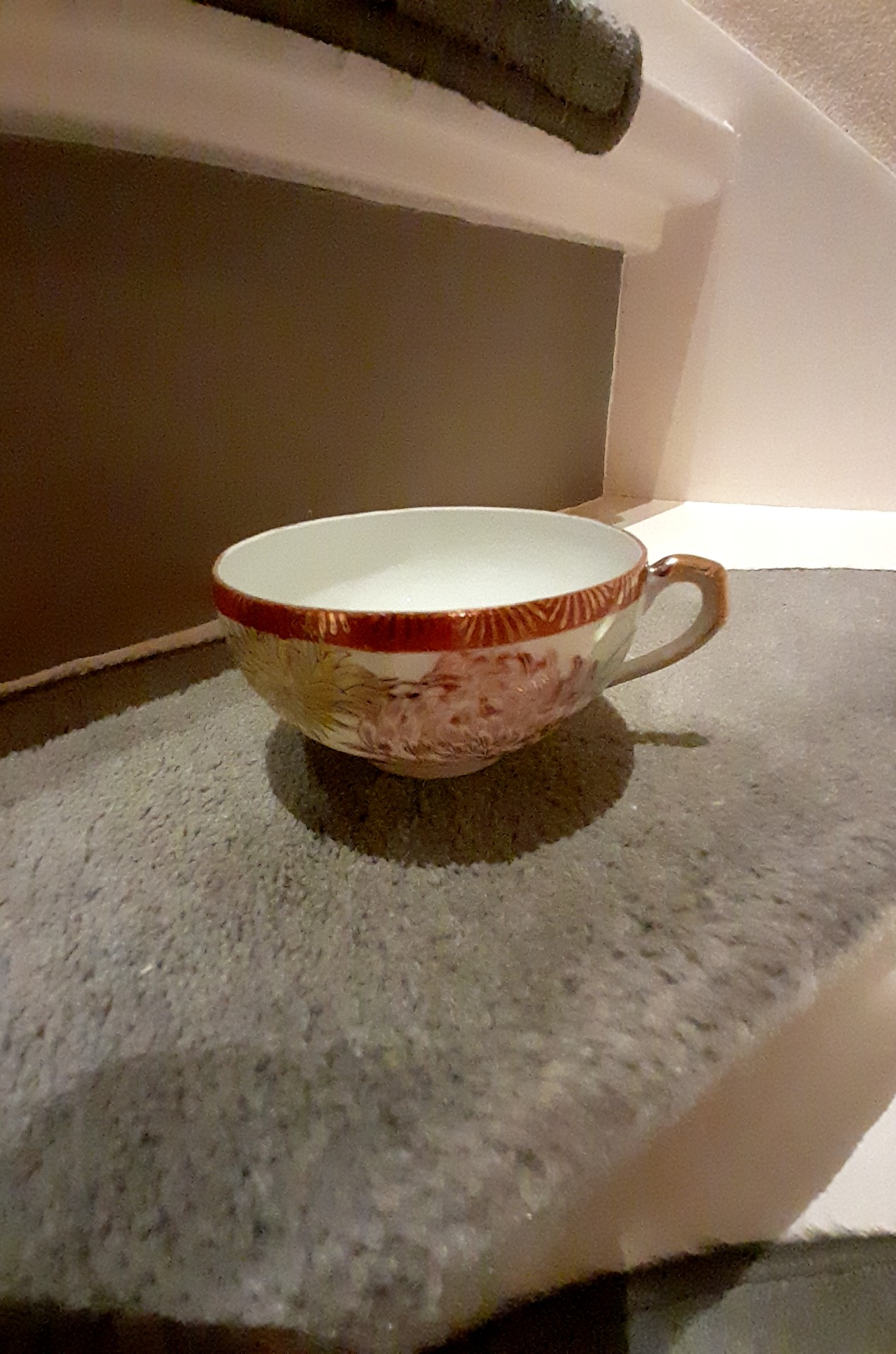 Japanese Eggshell Porcelain Lithophane Teacup - view 2