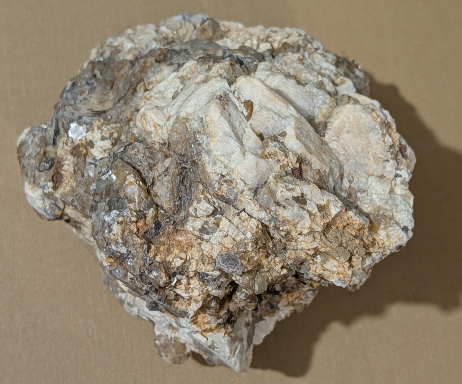 Muscovite Mica in Host Rock Specimen - view 1