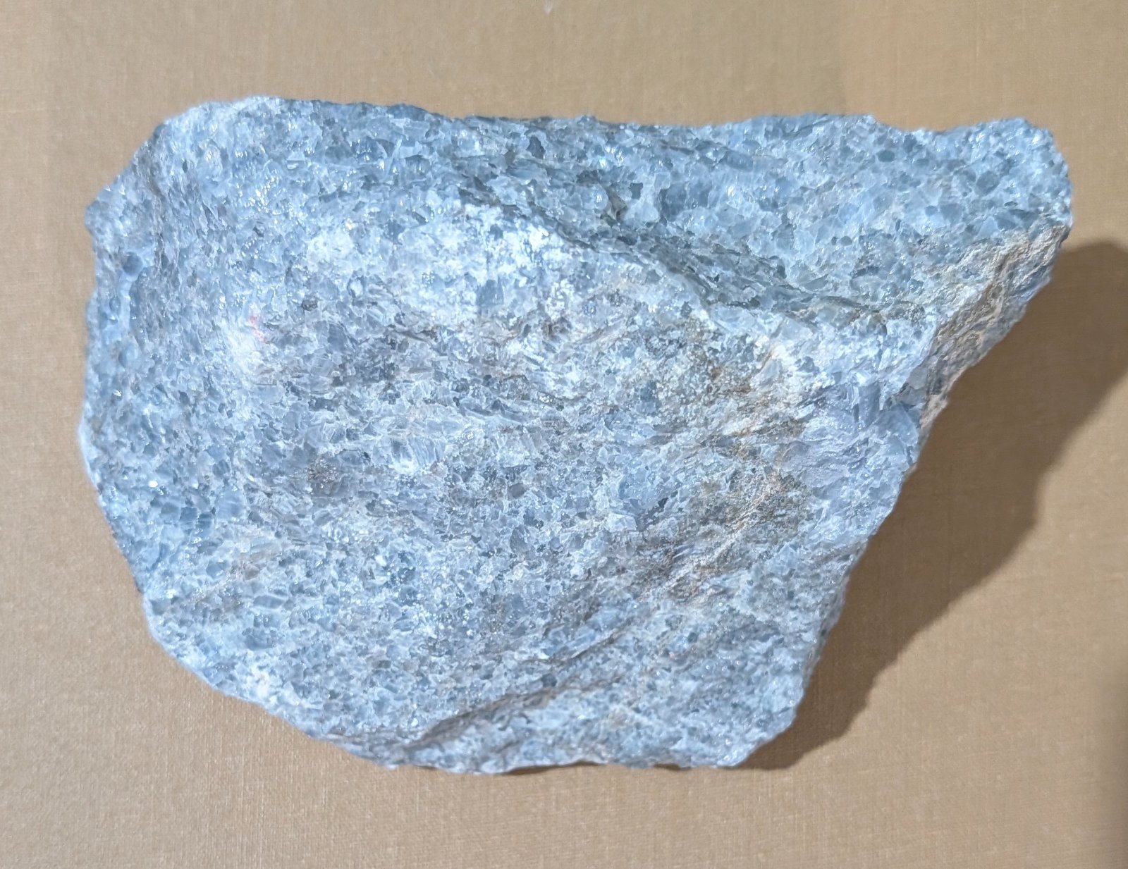 Blue Calcite Specimen - view 3