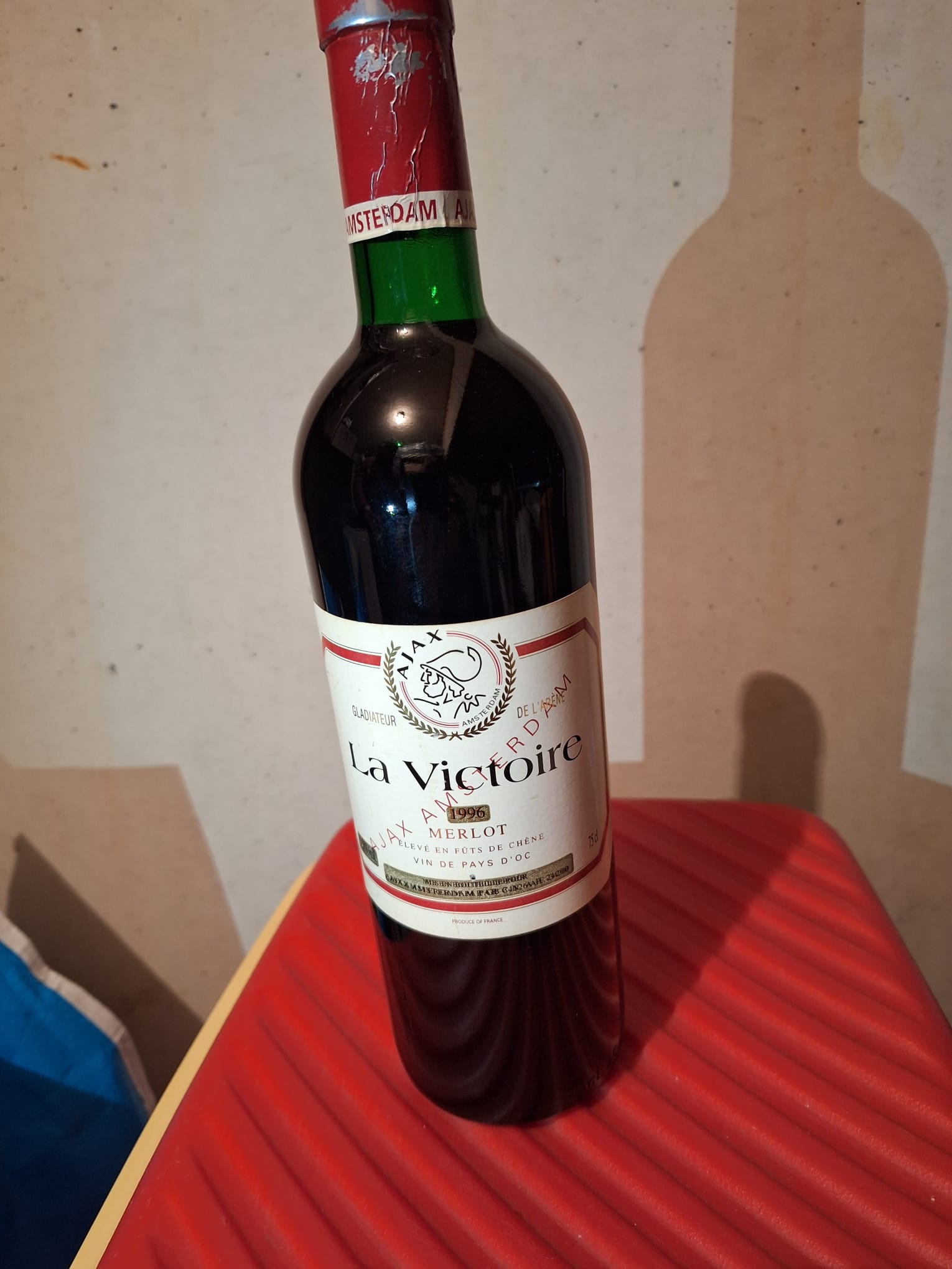 Ajax 'La Victoire' 1996 Merlot - wine collectible
