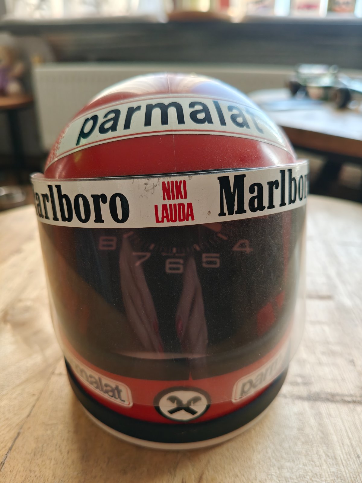 Niki Lauda Replica Helmet (Marlboro/Parmalat) - memorabilia collectible