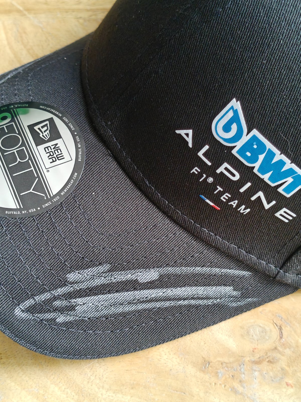 BWT Alpine F1 Team Baseball Cap with Apparent Autograph - view 2