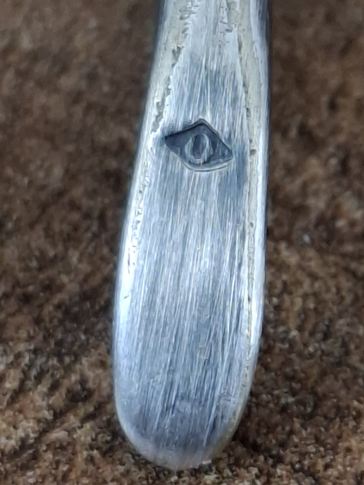 Antique Forged Metal Cocktail Pick/Olive Fork with Fish Handle - view 3