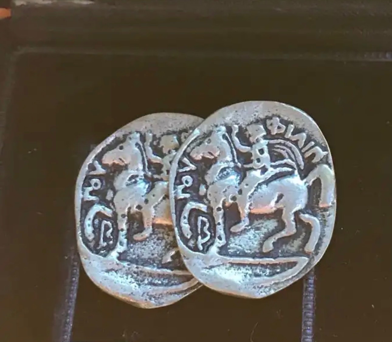 Philip II of Macedon Tetradrachm-Style Cufflinks - view 2