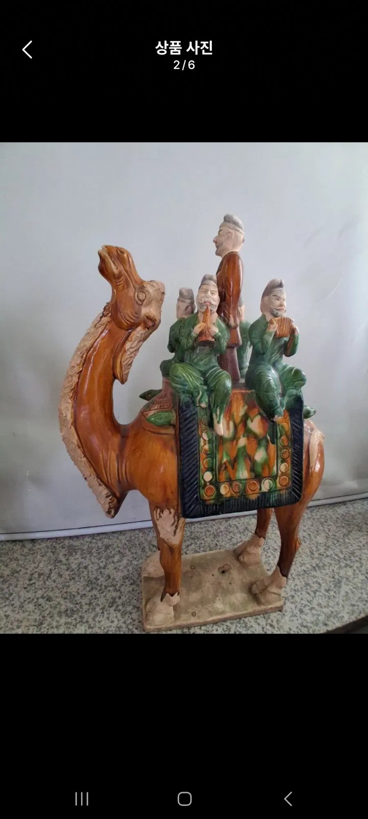 Sancai Glazed Camel with Musicians