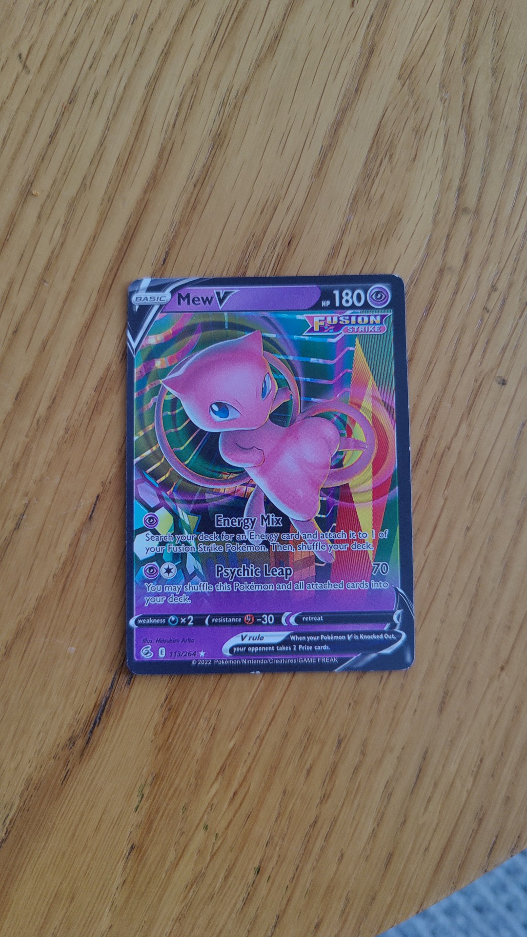 Mew V - Fusion Strike (Ultra Rare) [113/264] - view 1