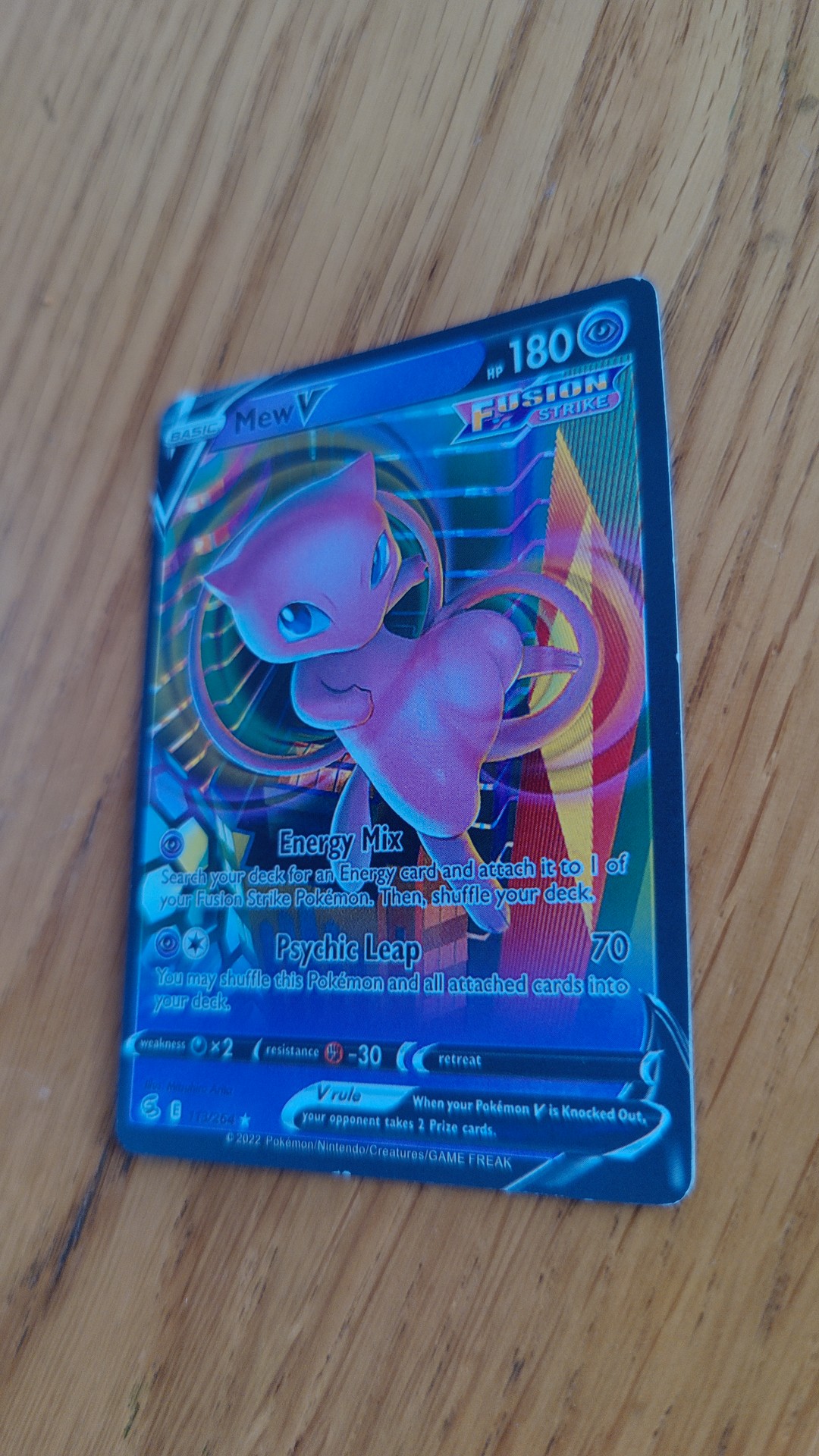Mew V - Fusion Strike (Ultra Rare) [113/264] - view 2