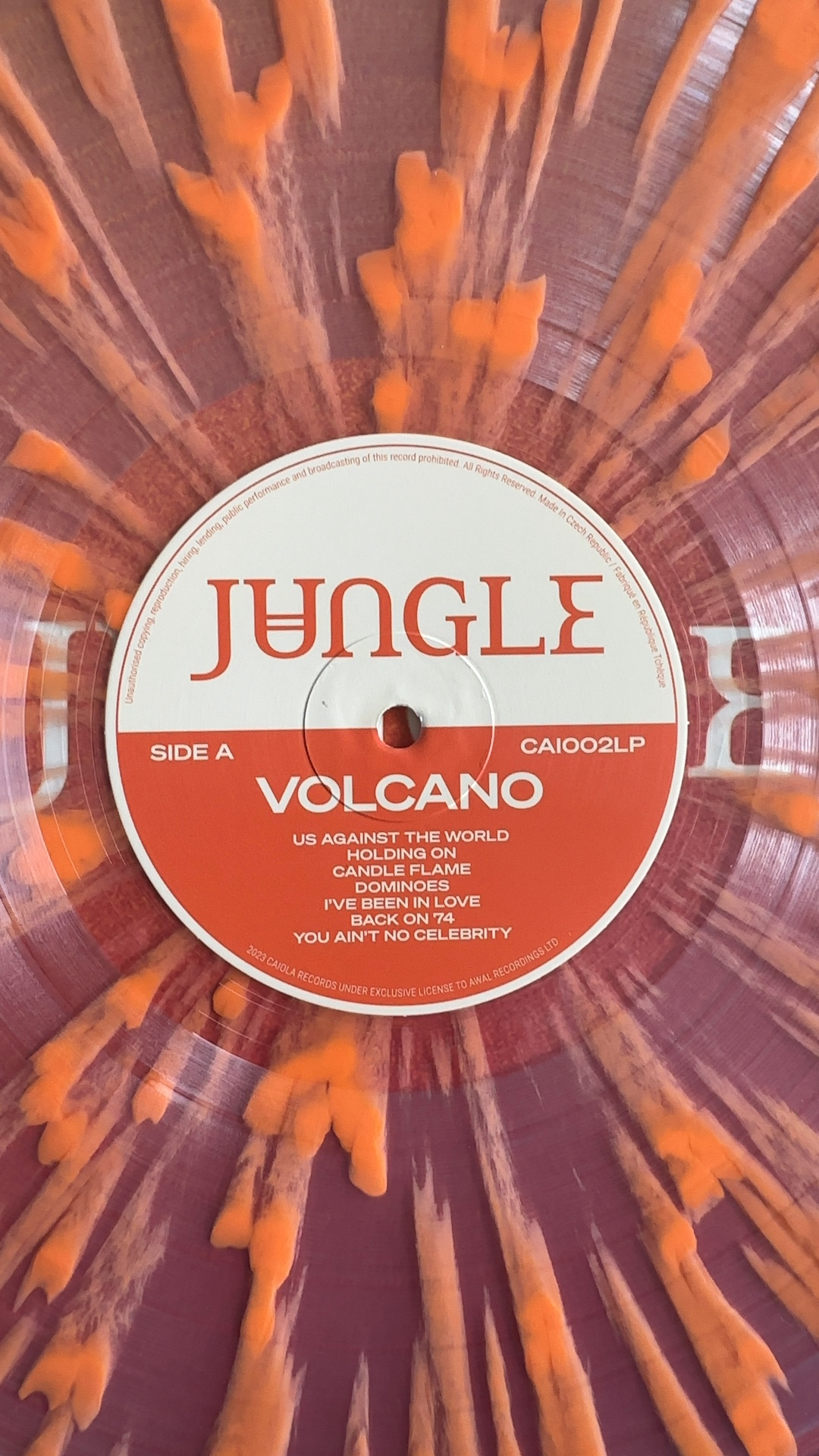 Jungle - Volcano (Orange Splatter Vinyl) - view 2