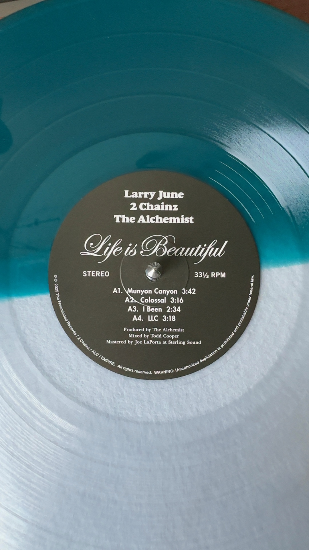 Larry June, 2 Chainz & The Alchemist - Life is Beautiful (ALC Records, 2025) Deluxe OBI Edition - view 3