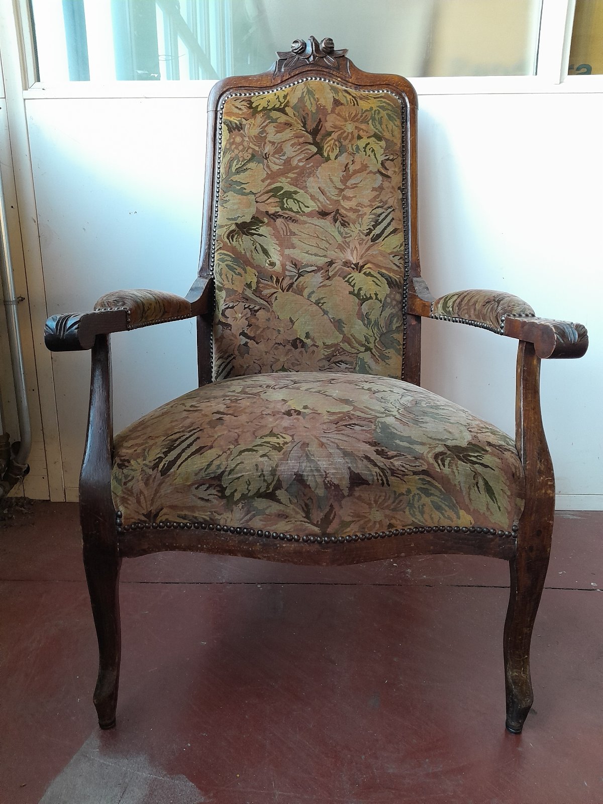 French Rococo Revival Armchair - view 1