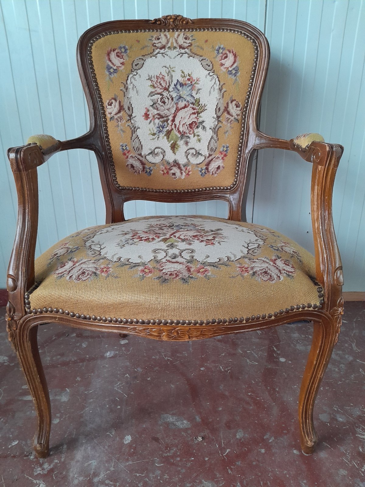 French Rococo Revival Armchair - interior collectible