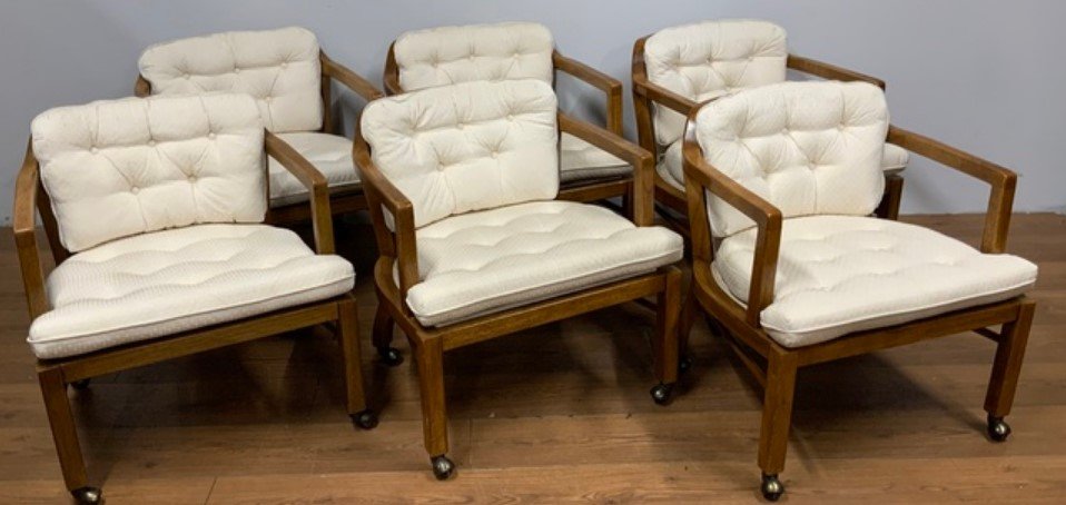 Drexel Heritage Dining Armchairs with Casters - interior collectible
