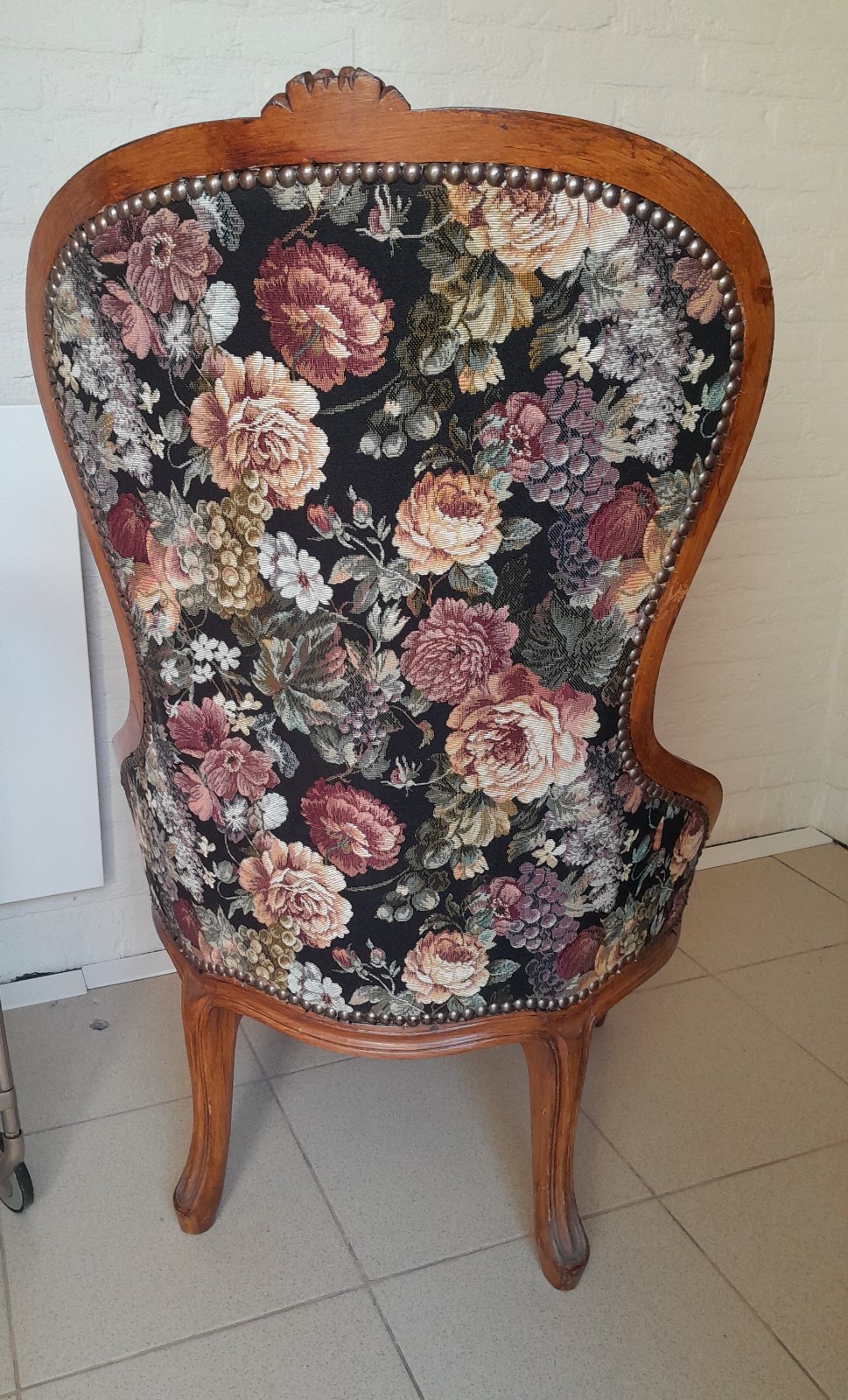 Louis XV Style Reproduction Accent Chair - view 2