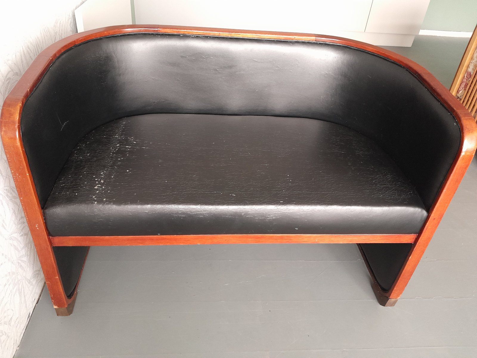 Art Deco Demi-Lune Club Chair by Studio G. B. Wernicke - view 3