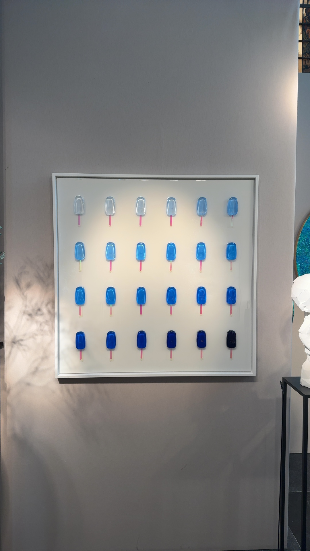 Les Sucettes (Popsicles) - Blue Gradient - art collectible