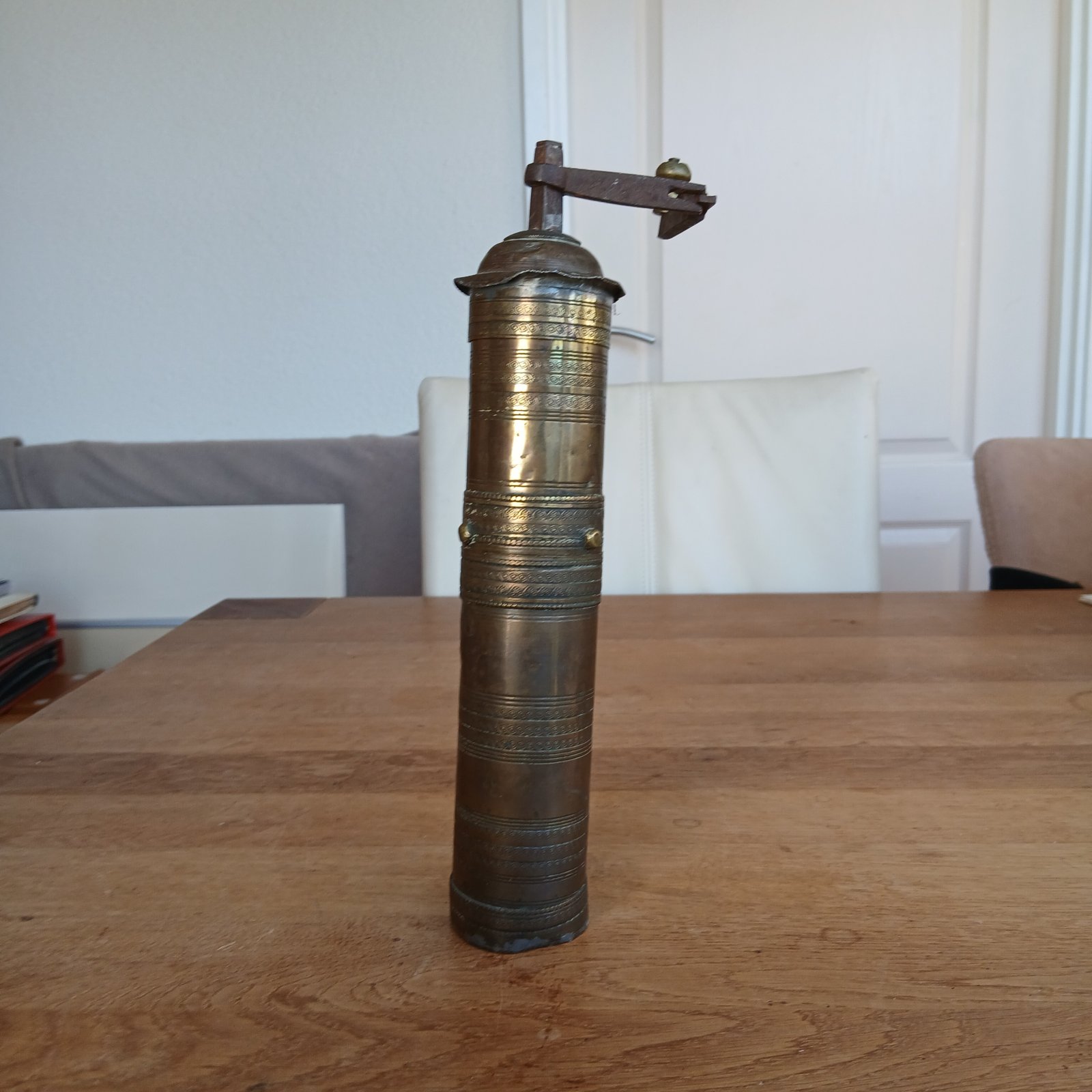 Turkish Style Brass Coffee Grinder (Kahve Değirmeni) - view 1