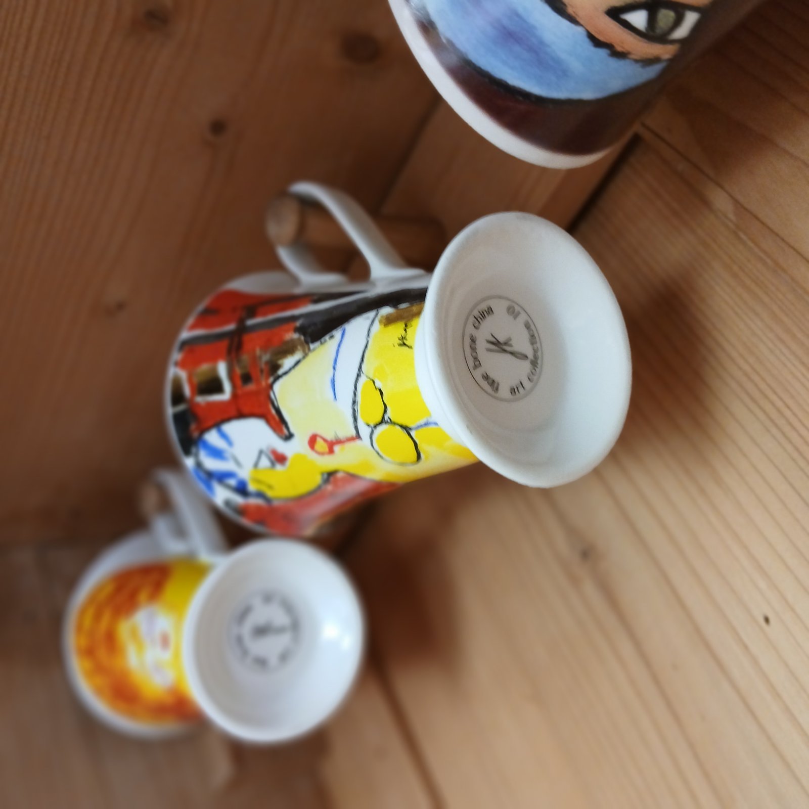 Guillaume Corneille Art Collection Fine Bone China Mugs - view 1