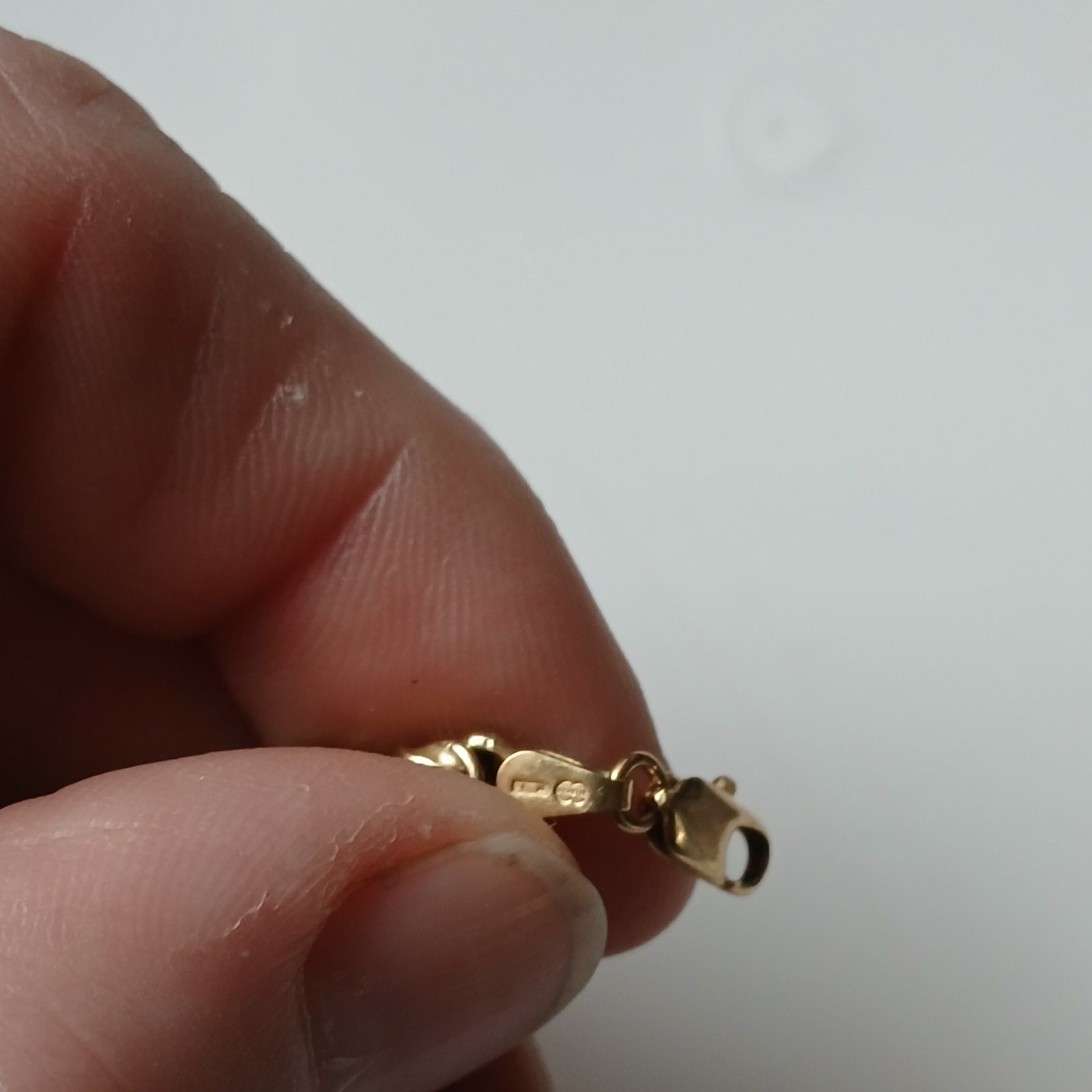 Byzantine Link Chain Bracelet with Lobster Clasp - view 2