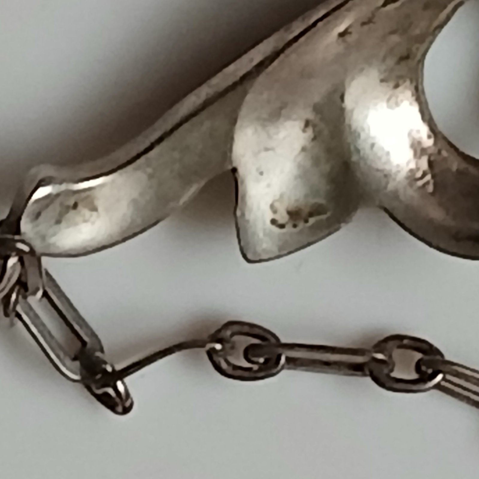 Vintage Marcasite Festoon Necklace - view 2