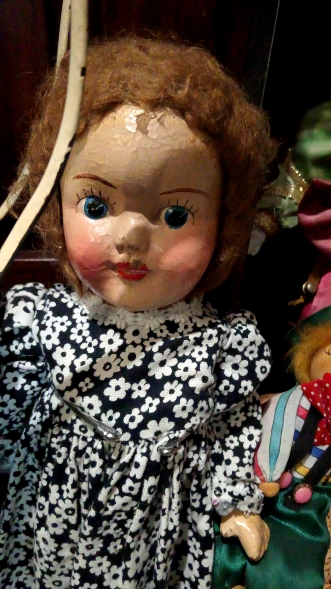 Vintage Composition Doll (likely American, pre-1950s)