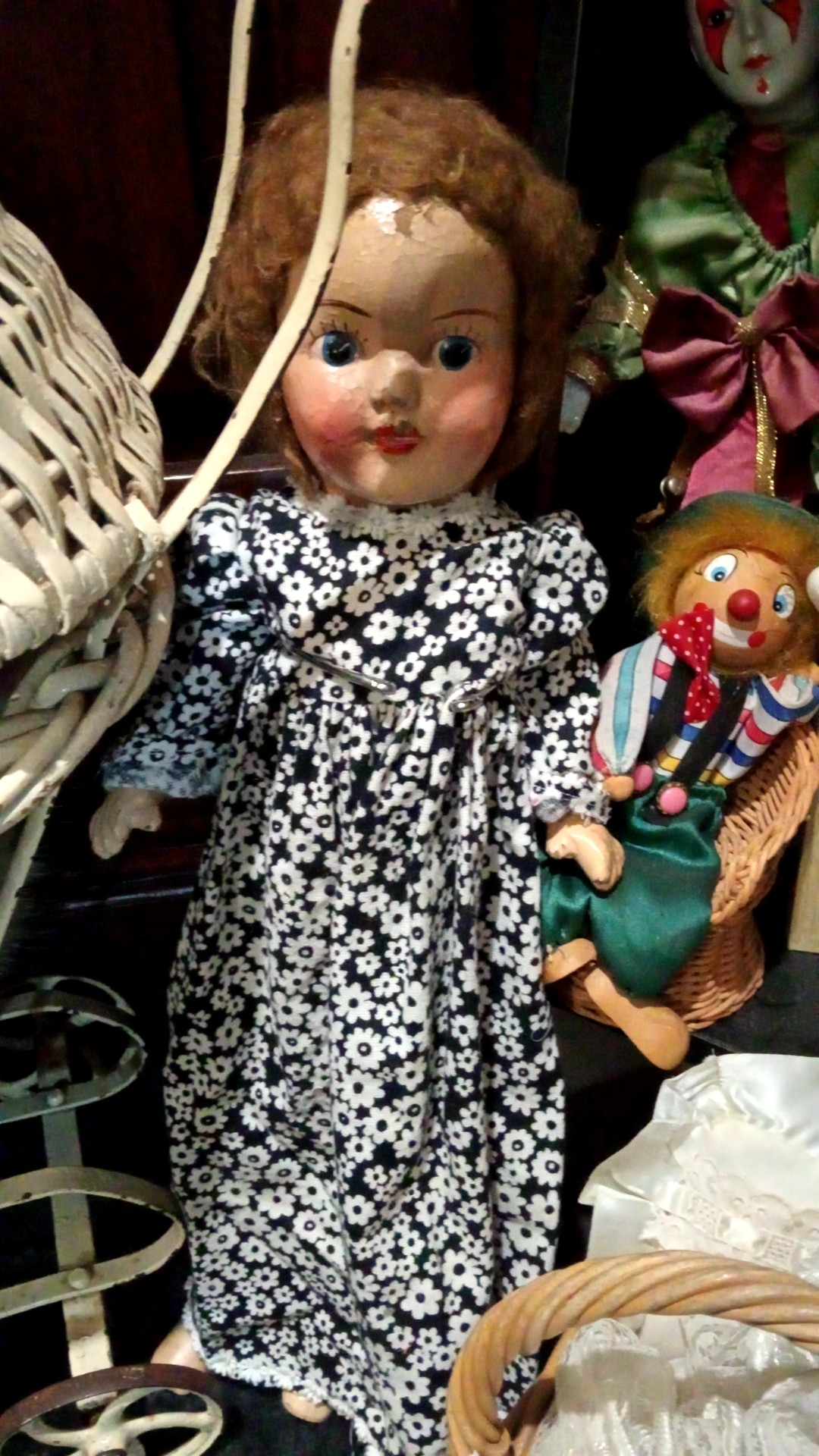 Vintage Composition Doll (likely American, pre-1950s) - view 3