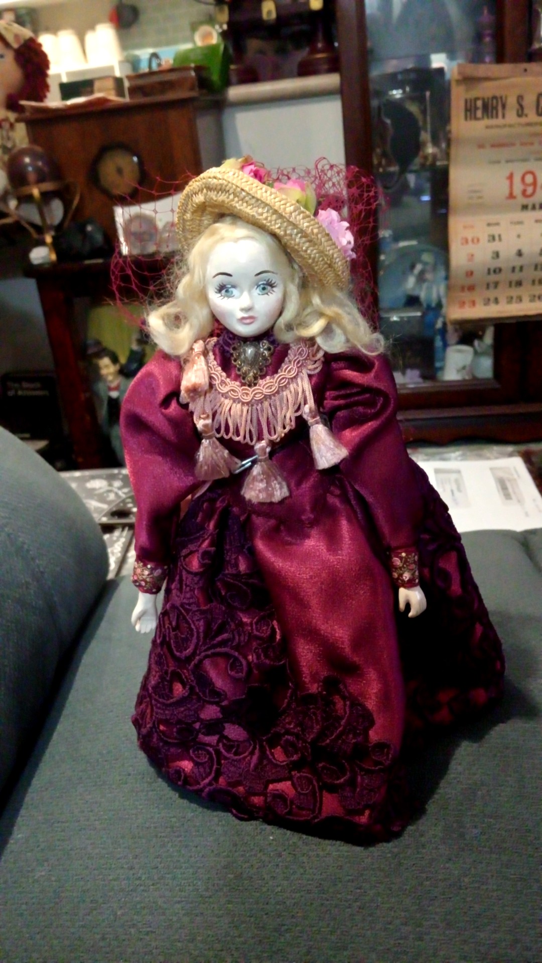 Victorian-Style Porcelain Doll - view 3