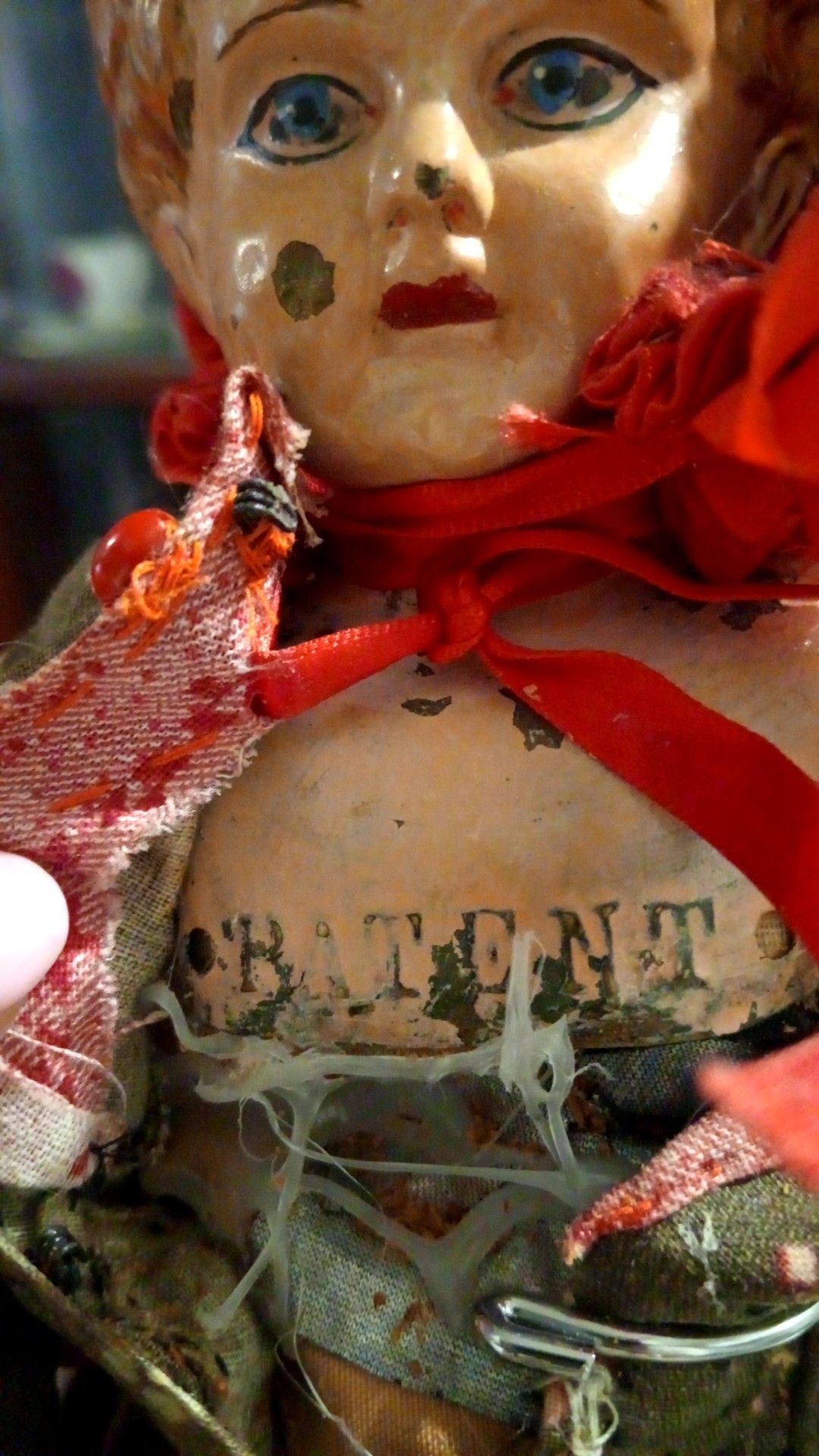 Antique German Composition Shoulder Head Doll - view 3