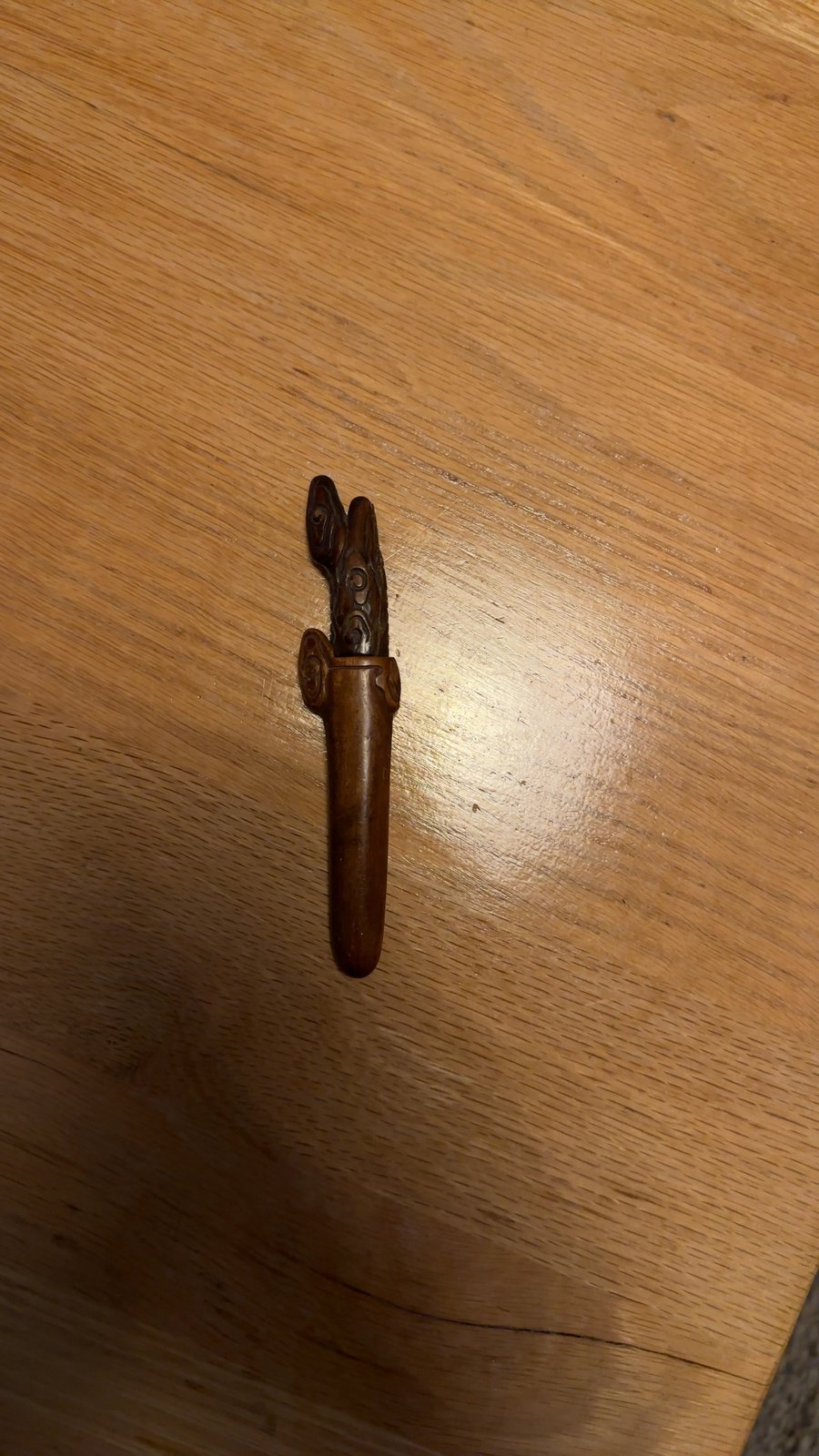 Kris Dagger with Wooden Sheath and Hilt - view 1