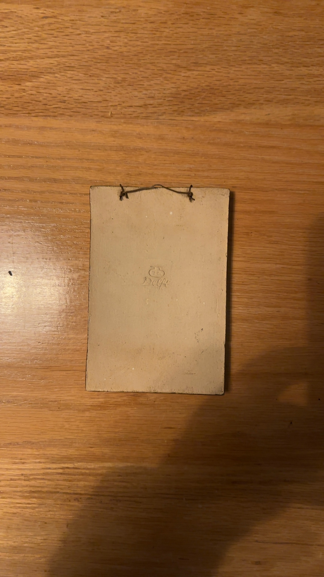 Delft Architectural Relief Tile, Possibly De Porceleyne Fles - view 2