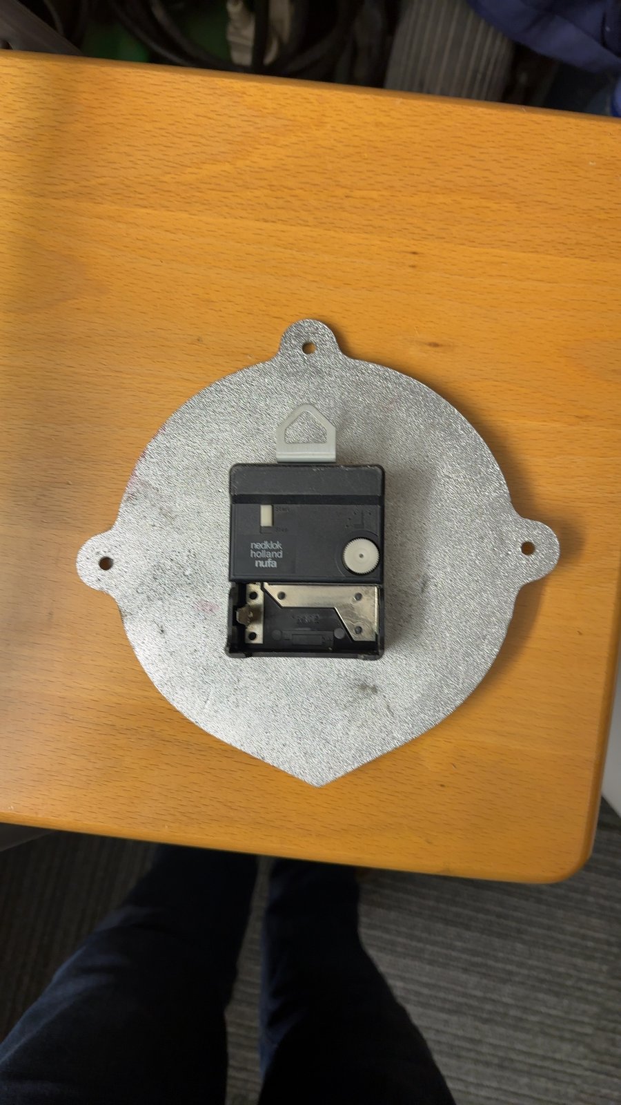 Martens Doetinchem Enamel and Metal Emblem Clock - view 2