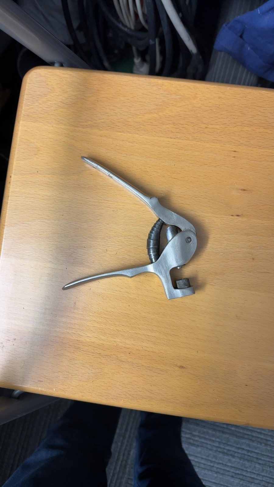 Vintage Sheet Metal Hand Seamer / HVAC Duct Tool - view 2