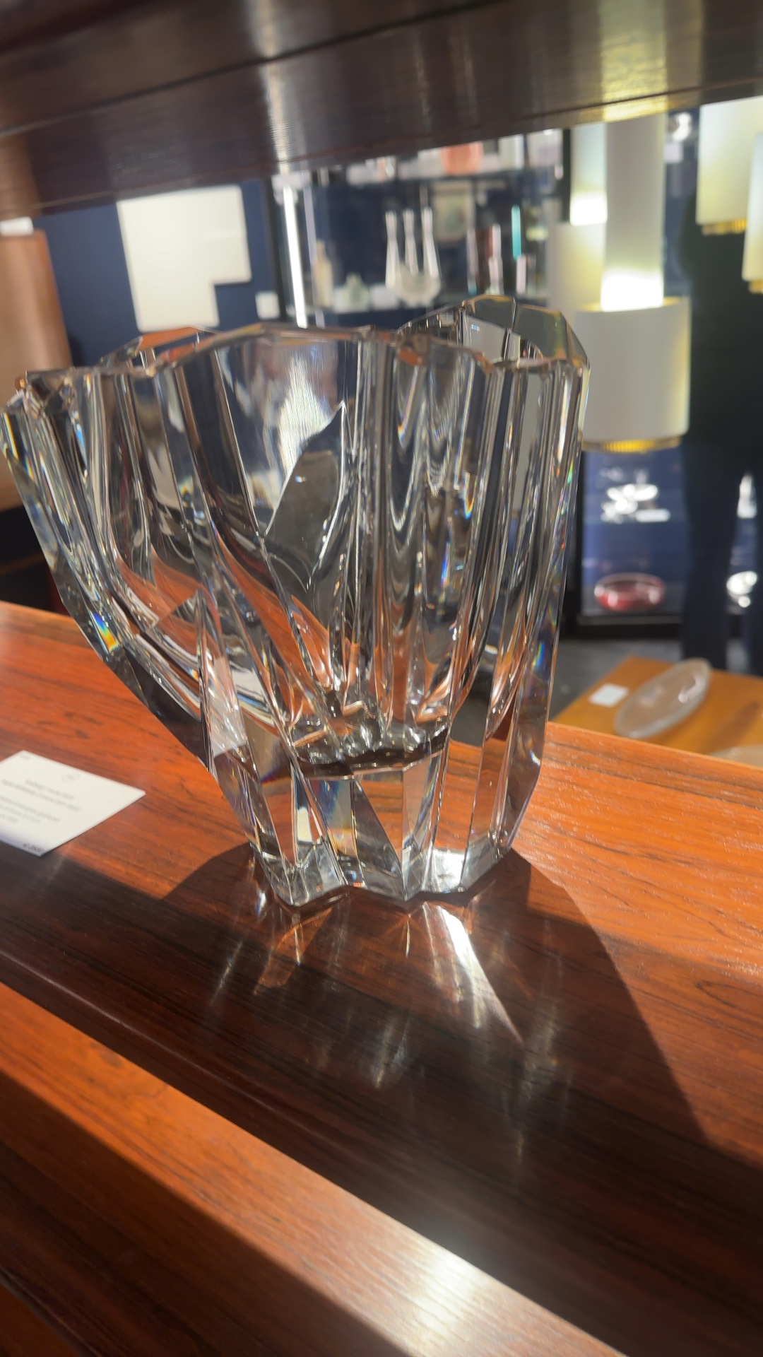 Tapio Wirkkala 'Iceberg' Crystal Vase - view 2