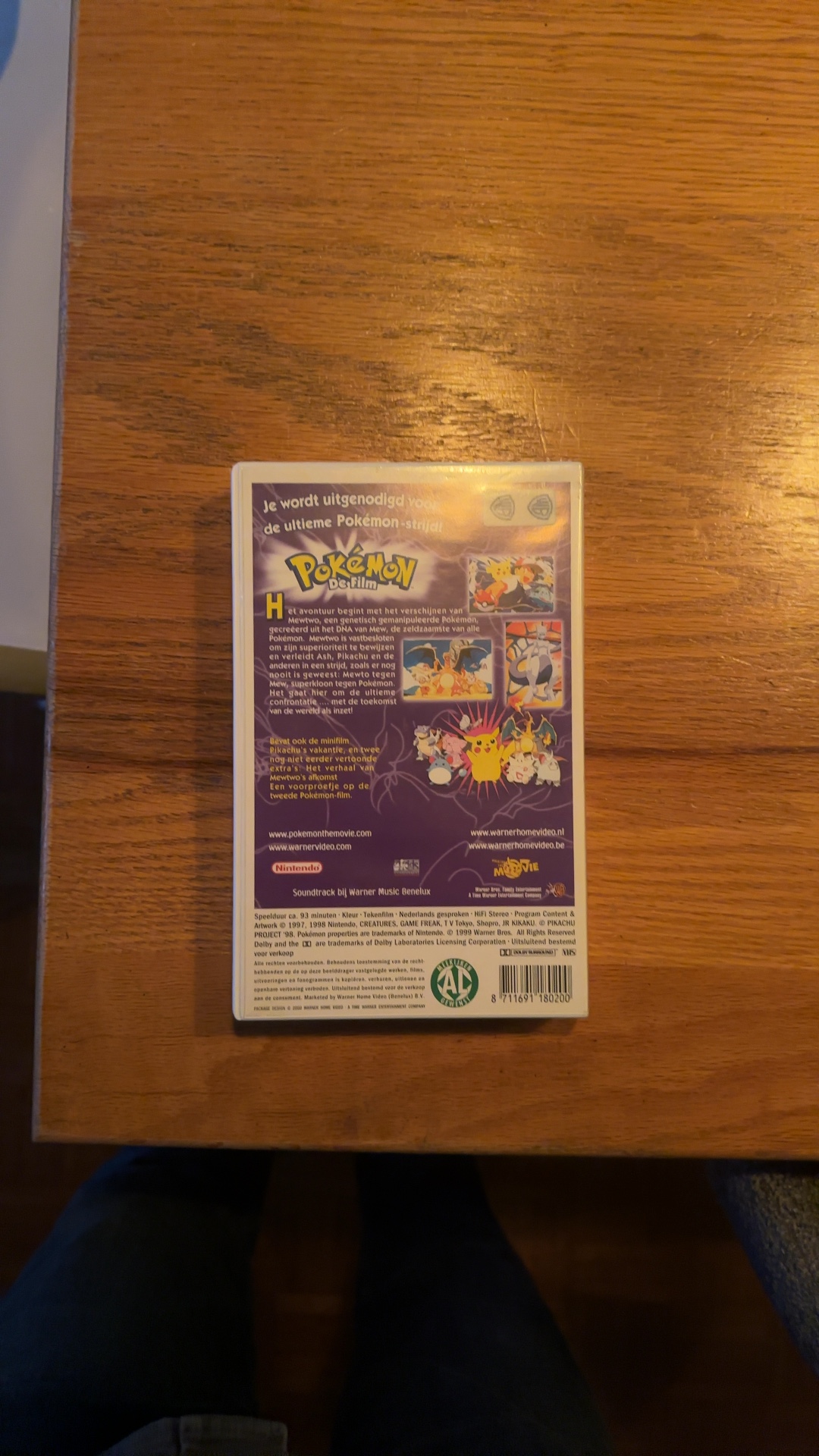Pokémon De Film: Mewtwo tegen Mew (Netherlands VHS) - view 2