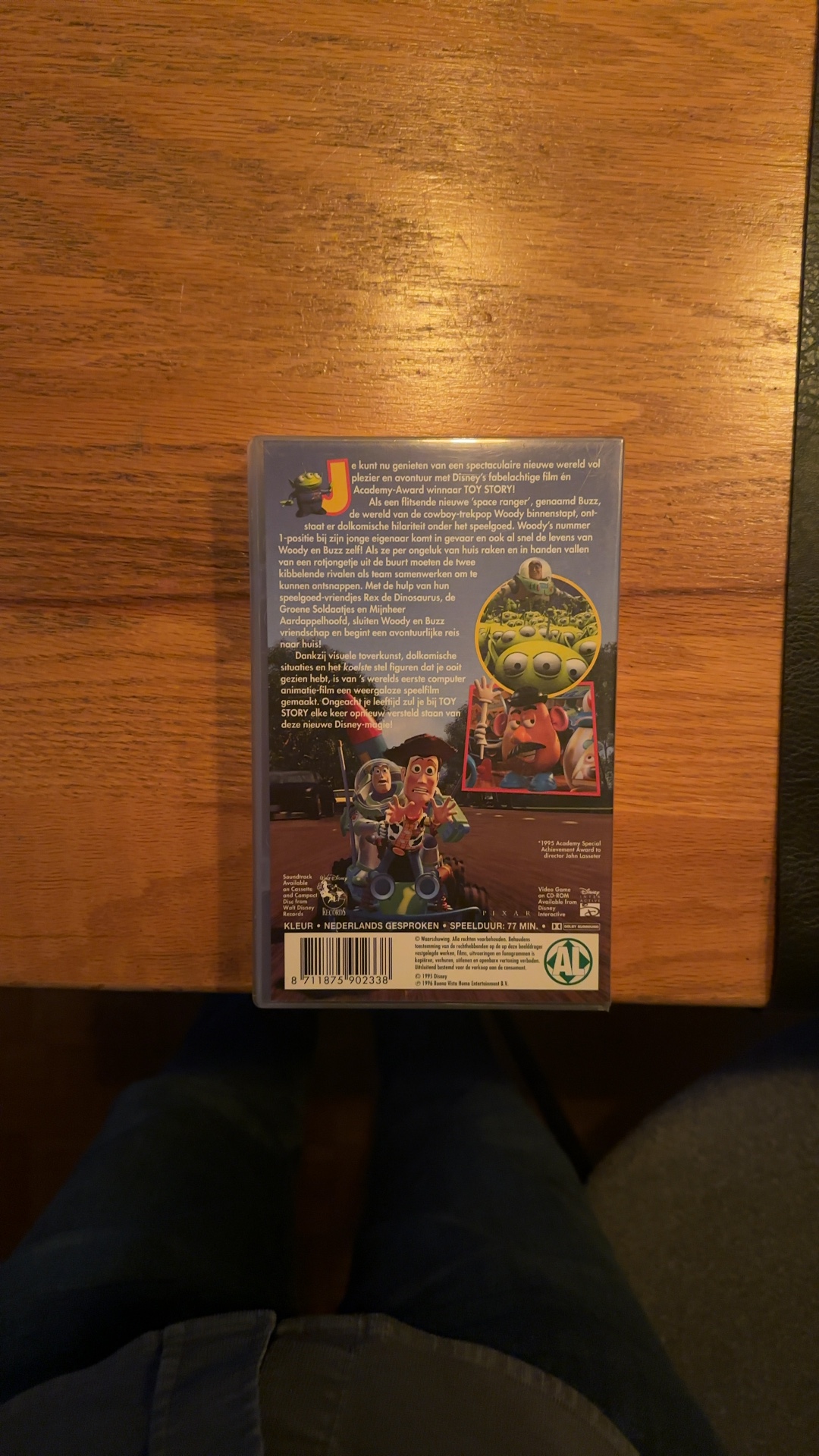 Toy Story (Disney, 1996) VHS - Dutch Release 'Nederlands Gesproken' - view 2