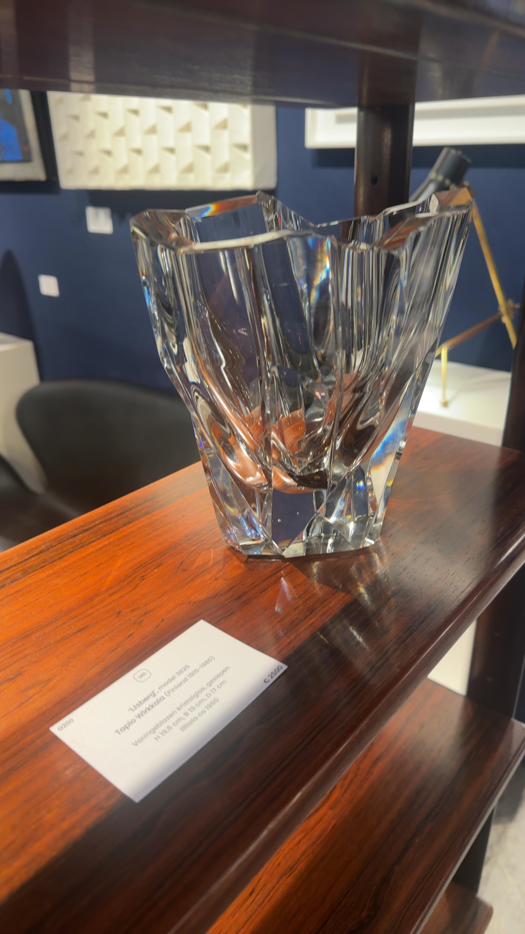 Tapio Wirkkala 'Iceberg' Crystal Vase - view 3