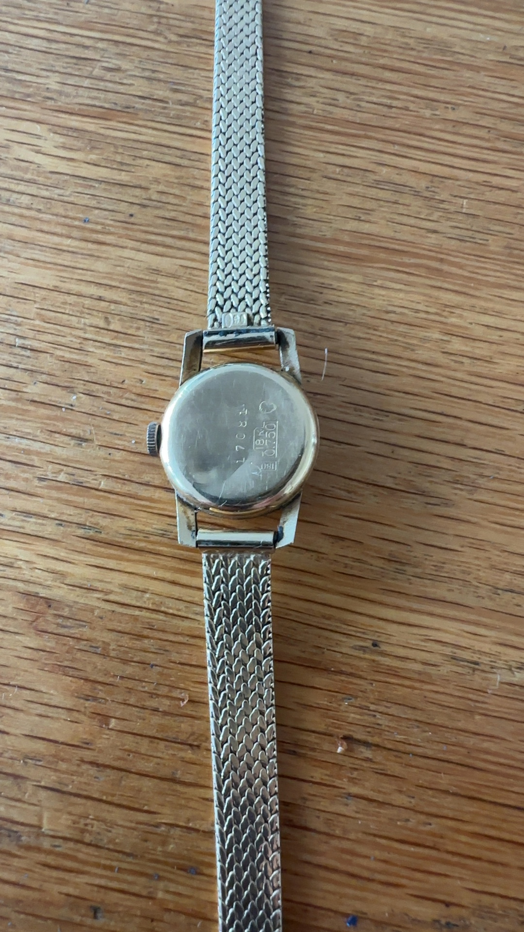 Tavernier 18K Gold Ladies Manual-Wind Wristwatch - view 3