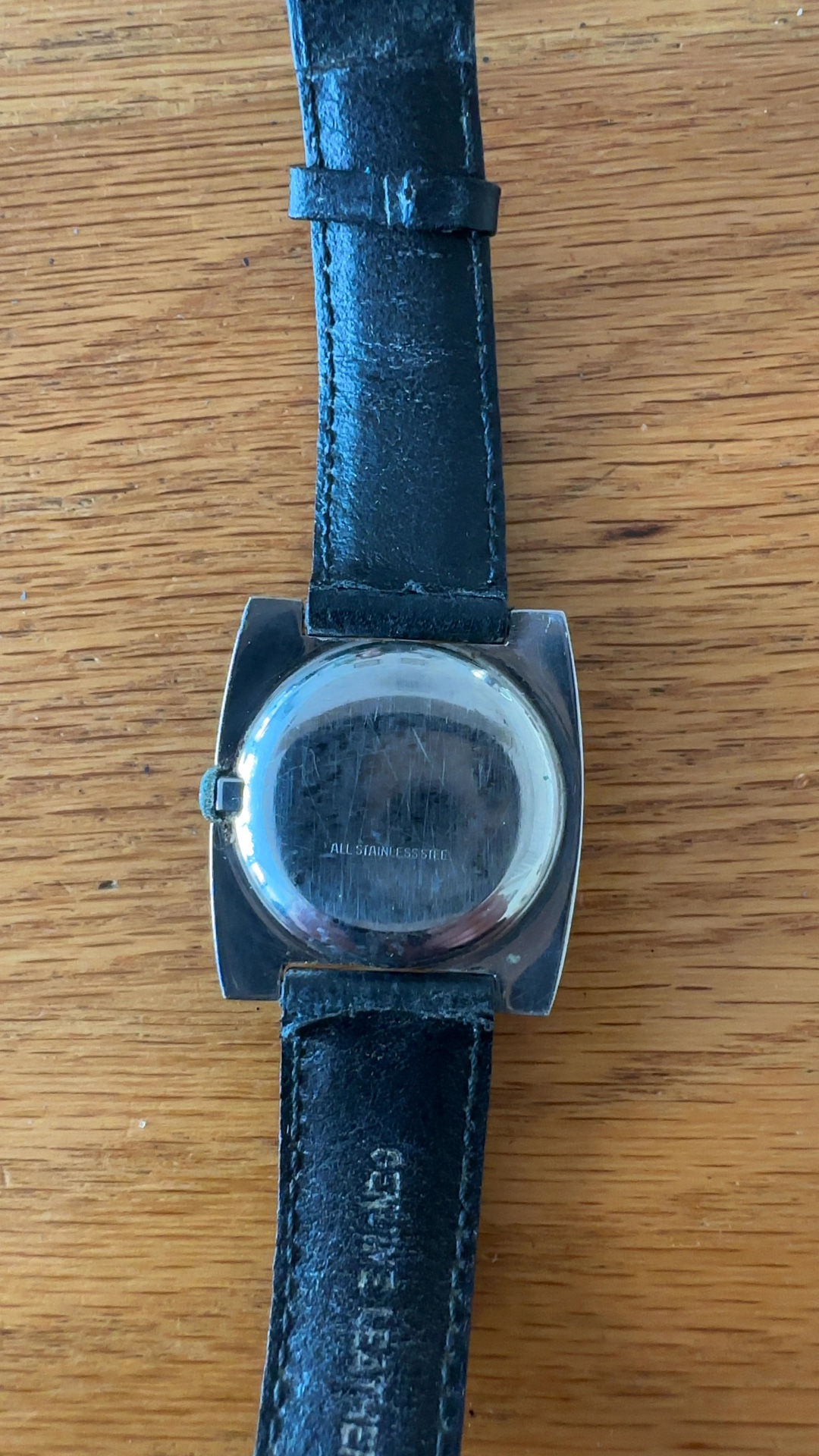 Baume & Mercier Stainless Steel Cushion-Case Wristwatch - view 3