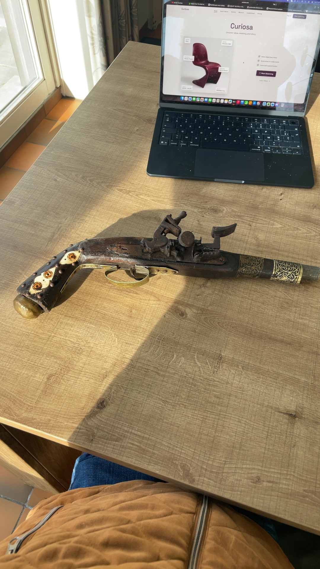 Ottoman-style Flintlock Pistol (Reproduction) - view 1