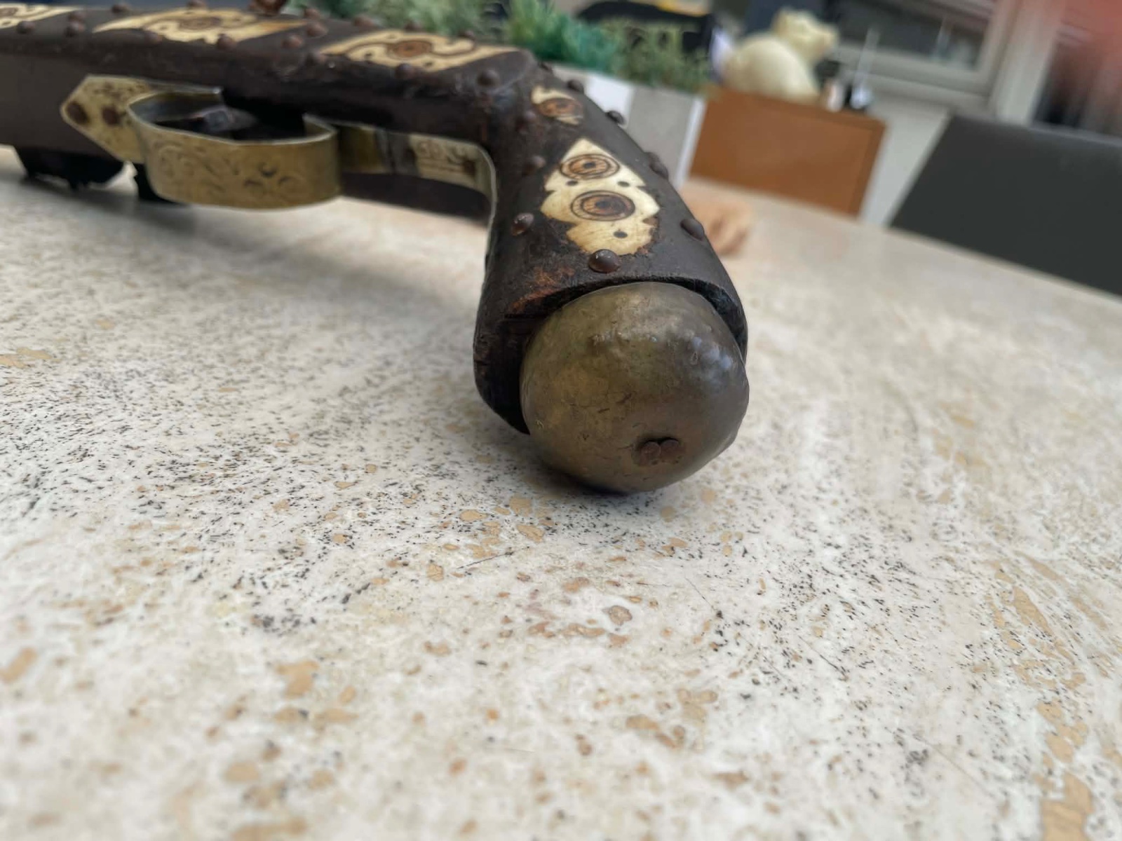 Ottoman Balkan "Rat-Tail" Flintlock Pistol - view 2