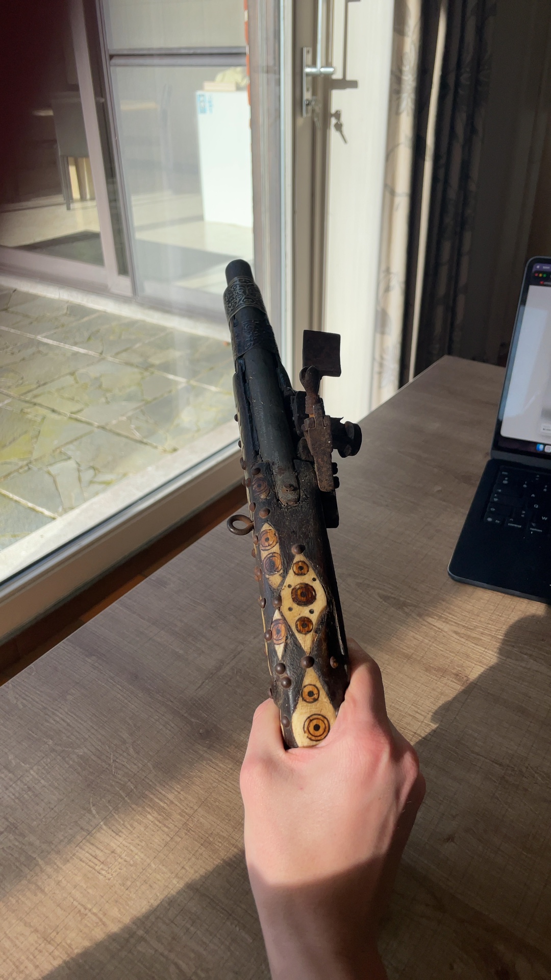 Ottoman-style Flintlock Pistol (Replication) - view 3