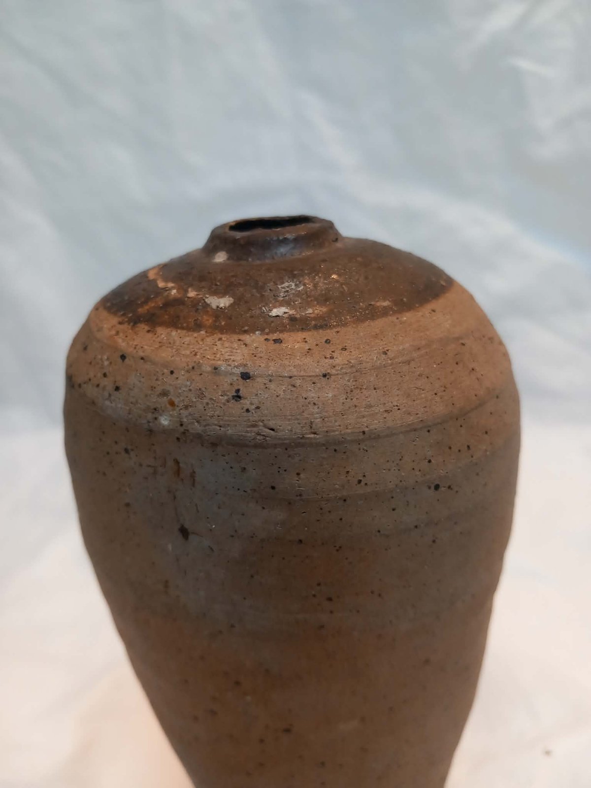 Chinese Martaban-style Stoneware Storage Jar (Cizhou-type slip) - view 1