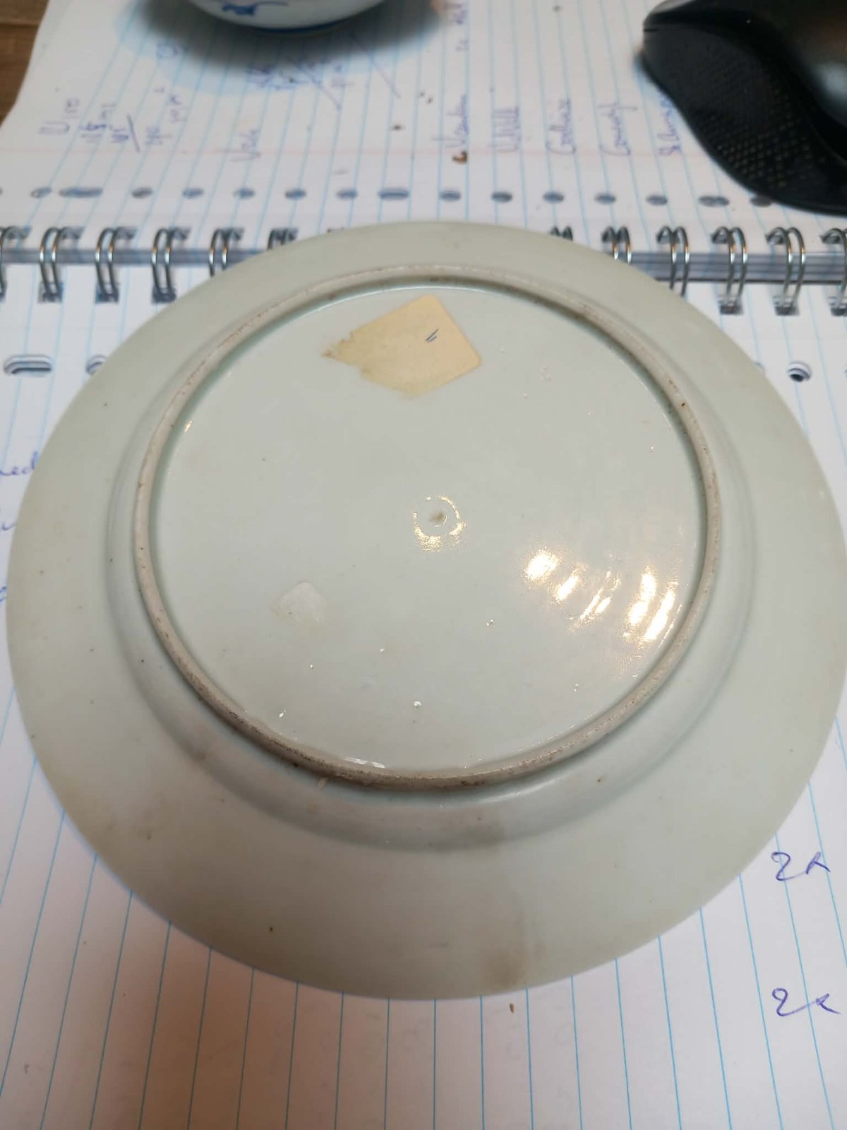 Chinese Export Famille Rose 'Rose Medallion' Plate/Saucer - view 3