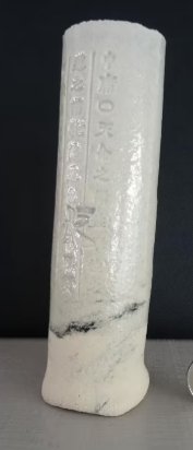 Contemporary Japanese Studio Pottery Shino-Glazed Cylinder Vase - view 1