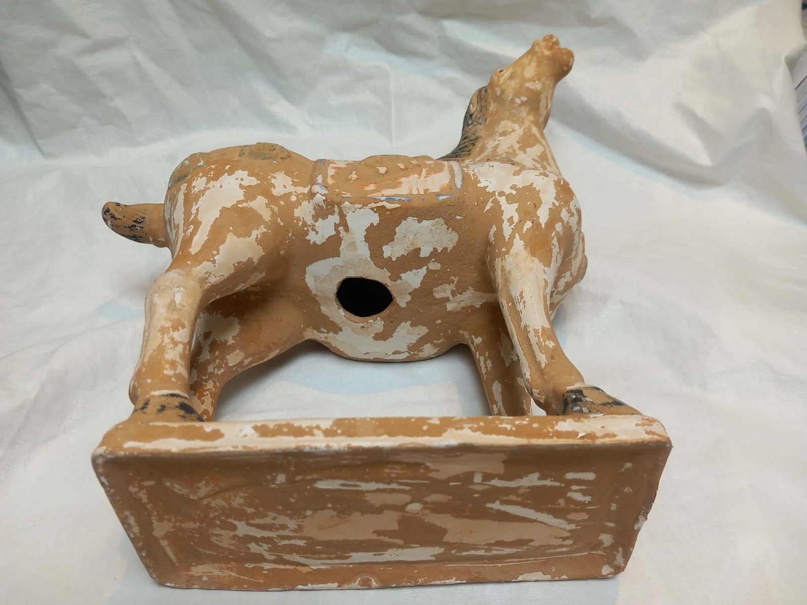 Chinese Terracotta 'Tang Style' Prancing Horse - view 2