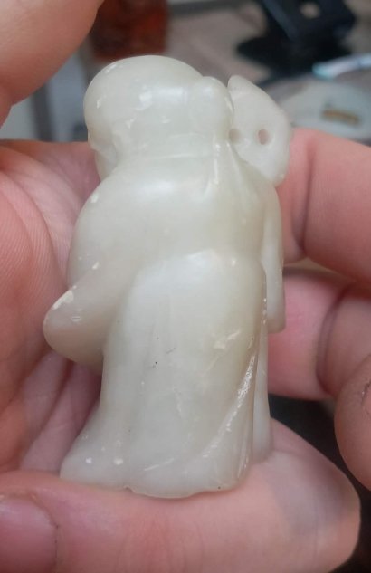 Chinese Carved Hardstone Figure of Shouxing - view 2